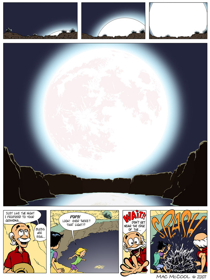 Deep in Montezuma, from Arizona, a graphic novel series for children by Mac McCool