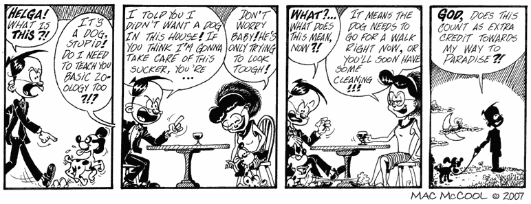 Comic Strip of Doctor Professor Shmuck, PhD by Mac McCool